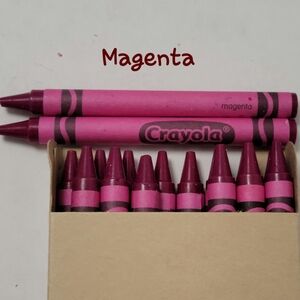 16ct Crayola Crayons (Magenta) Single Color Bulk Lot